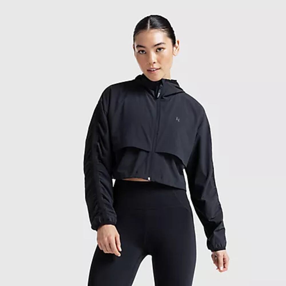 NWT New Balance Women's Klutch Athletics Woven Jacket in Black size Small